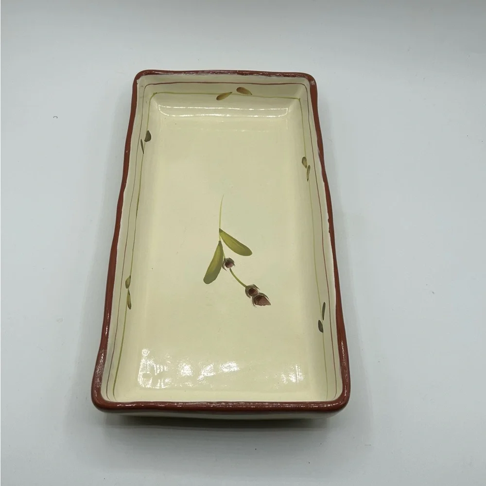 Crate & Barrel Decorative plate serving platter